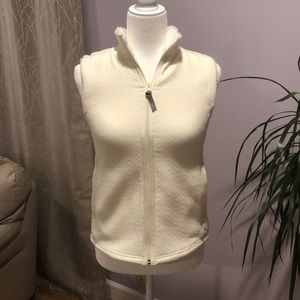 Talbots White Vest
